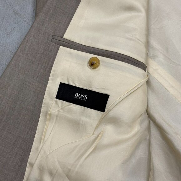Hugo Boss Blazer Pasolini / Movie Beige Sport Jacket Wool 42R - Picture 7 of 10